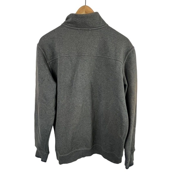 Puma Dark Gray Zip Up Fleece Jacket Size M Mock Neck Track Jacket - Picture 7 of 11